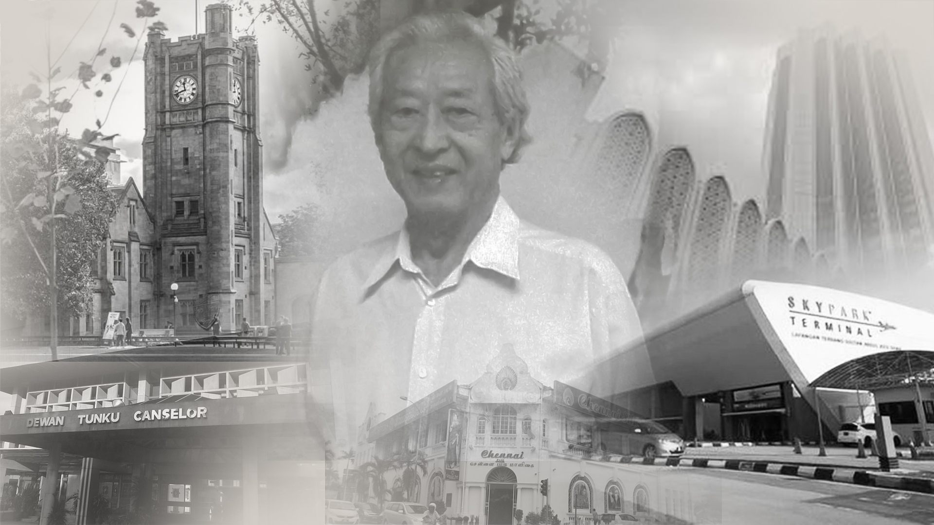 Black and white portrait of architect Kington Loo