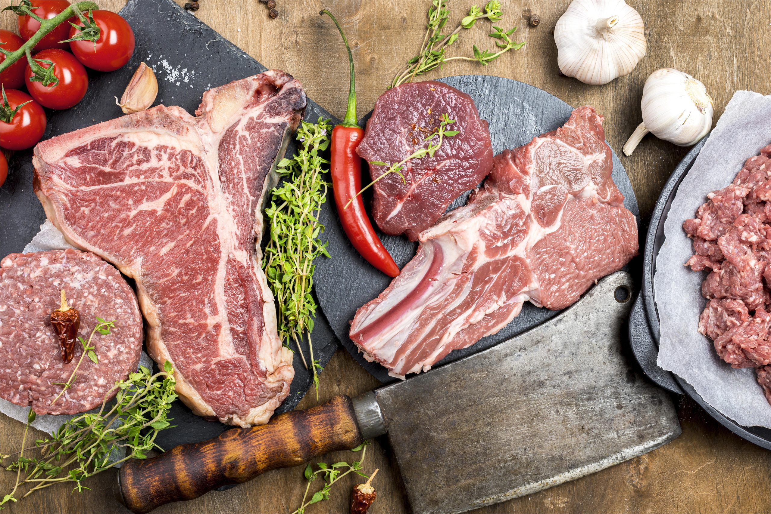 Selection of beef cuts at Cork & Cleaver
