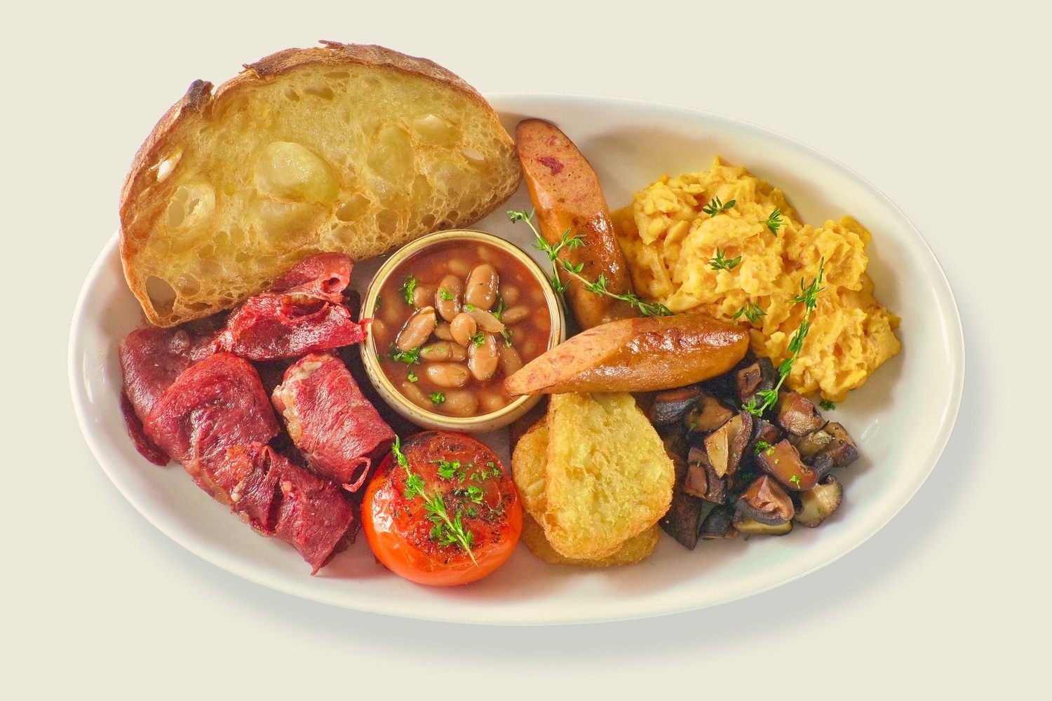 Brunch plate at Fennel & Co