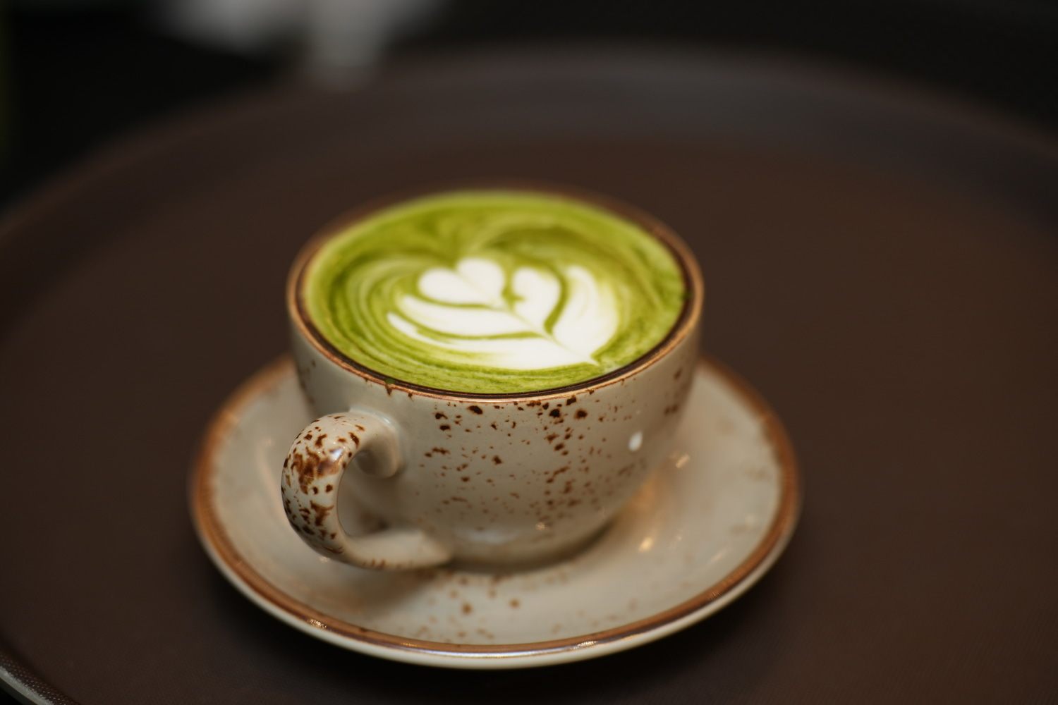 Matcha latte at Fennel & Co