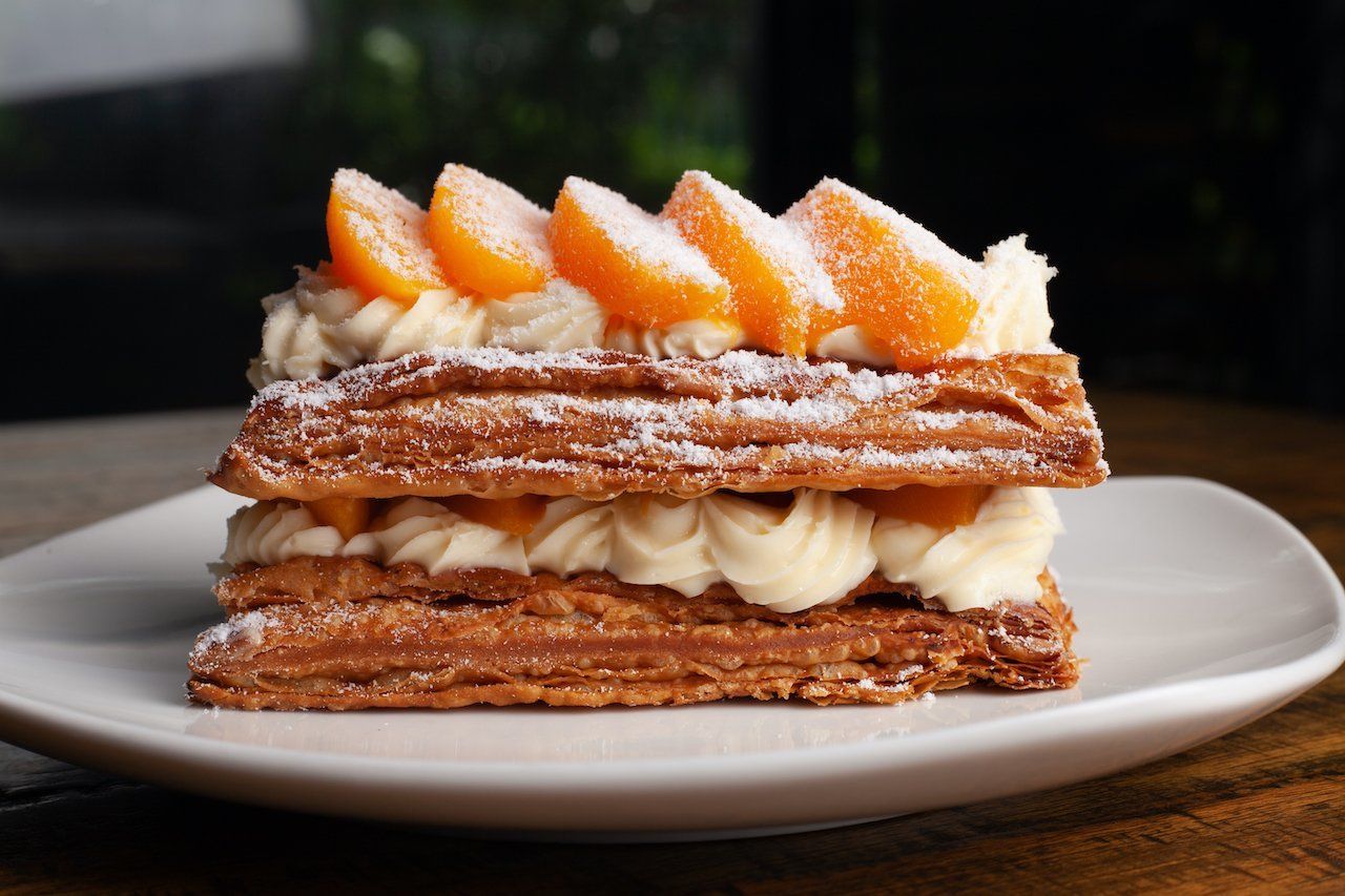 Layered dessert at Kenny Hills Bakers & Bistro