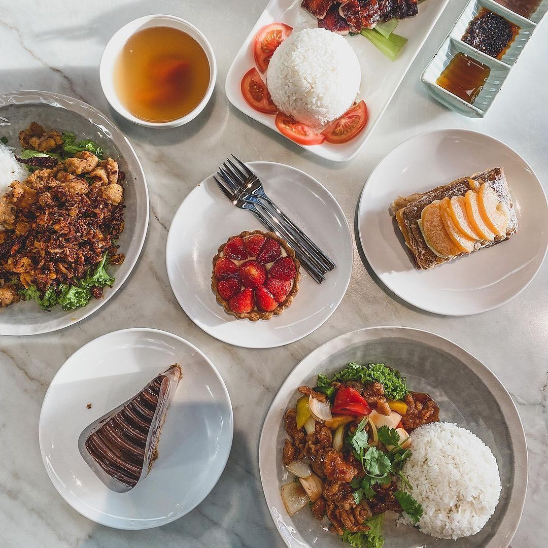 Selection of small plates and desserts at My Humble Bowl