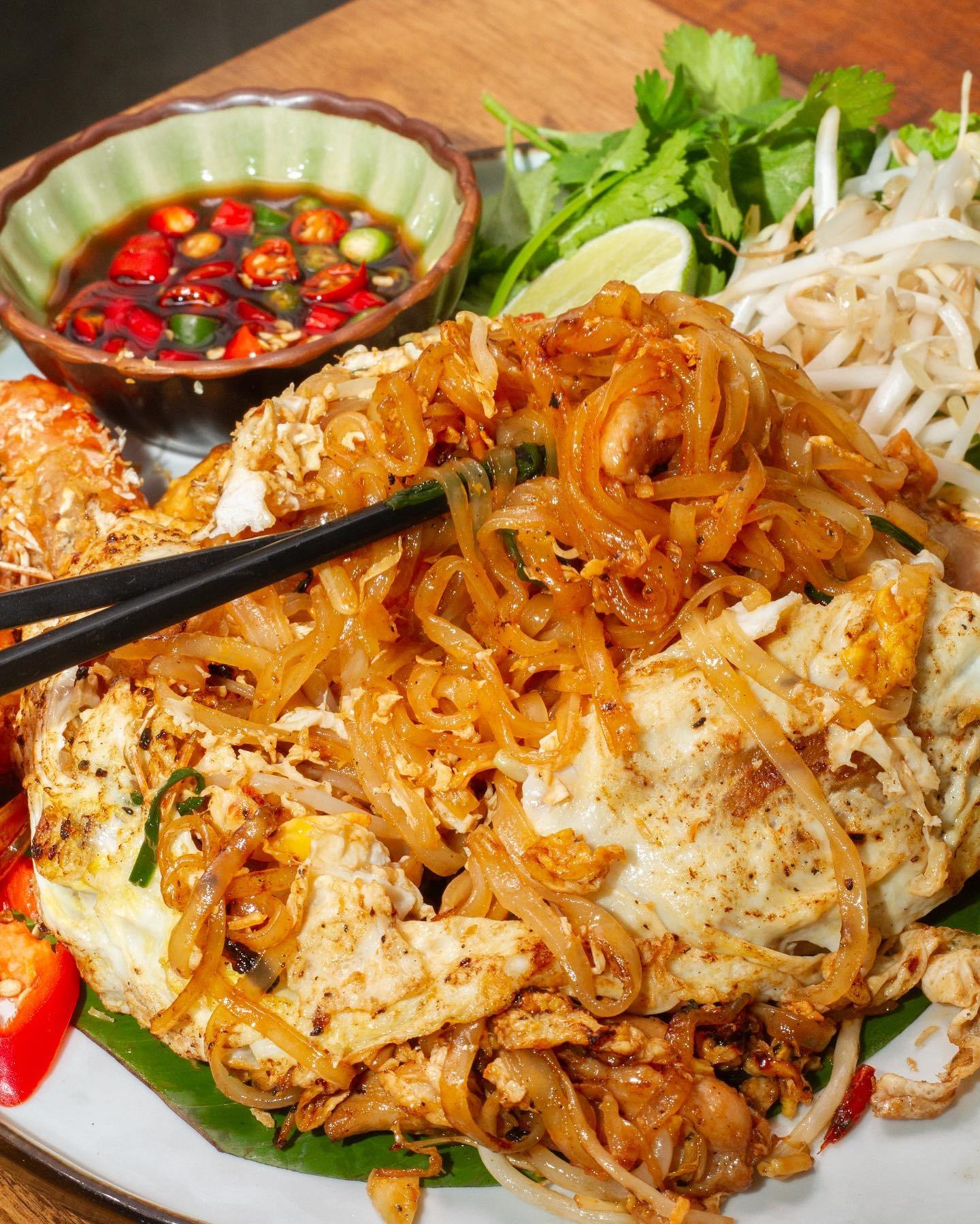 Fried noodles served at My Humble Bowl