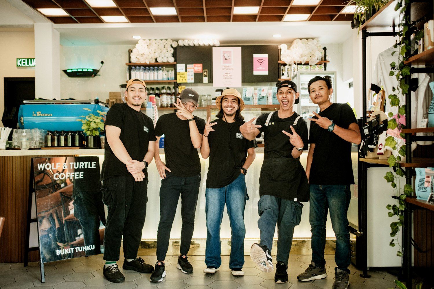 The team at Wolf & Turtle Coffee