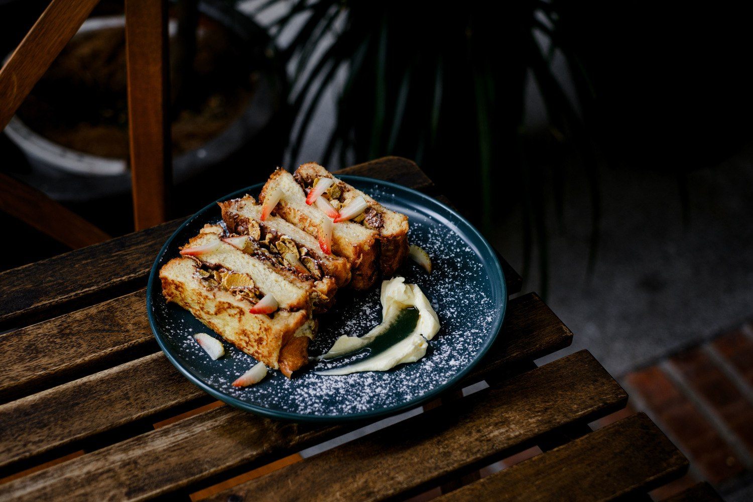 Slice of cake at Wolf & Turtle Coffee