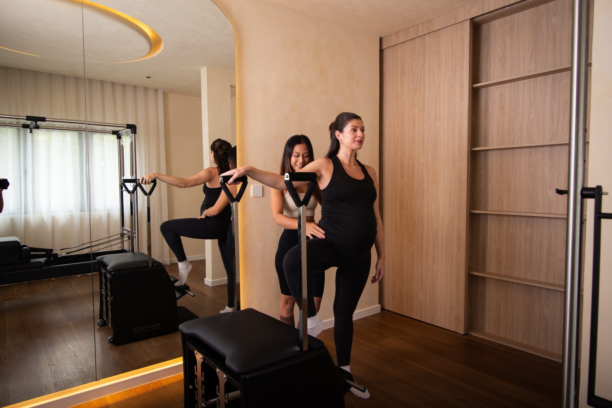 Reformer studio at KŌRD Pilates